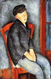 Amedeo Modigliani Young Seated Boy with Cap Germany oil painting art